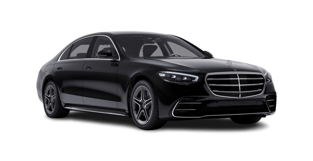 Luxury class limousine e.g. Mercedes S-Class for rent with Chauffeur for events in Munich and all over germany