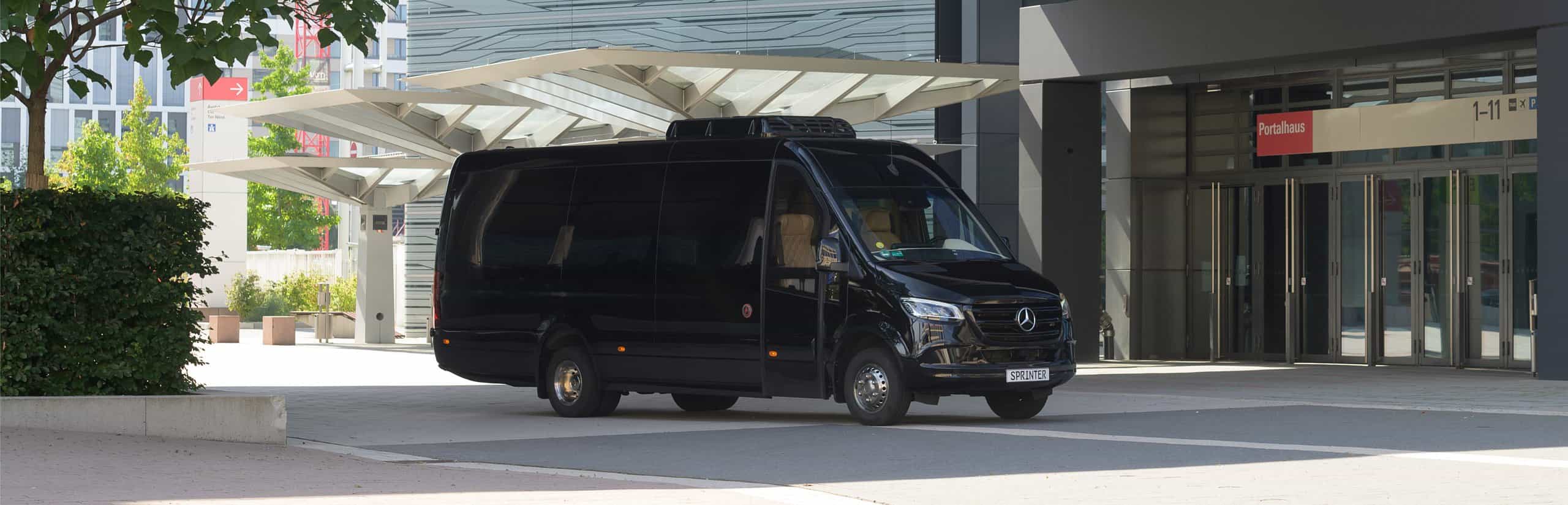 Luxury minibus , VIP Sprinter, VIP minibus – for hire in Hamburg